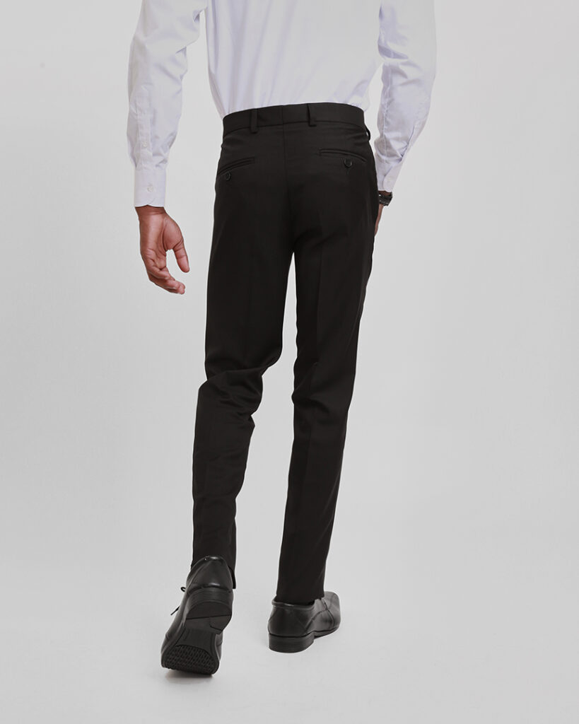 Terno Slim Fit Poliviscose Savile Preto Grotto Ferreira