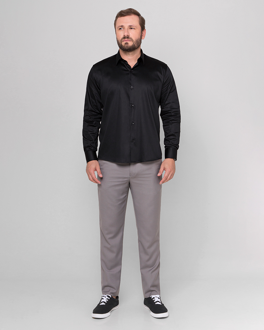 Camisa Social Preto