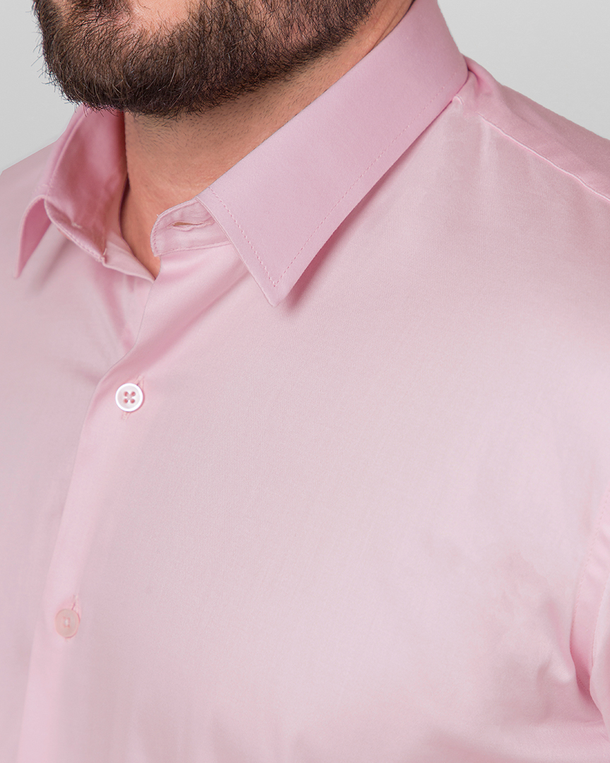 Camisa Social Rosa