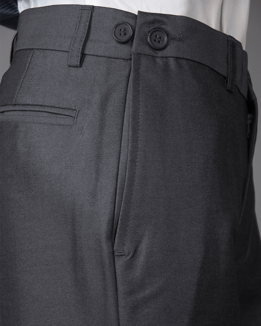 Smoking Slim Fit Poliviscose Grafite Infantil GF343556111