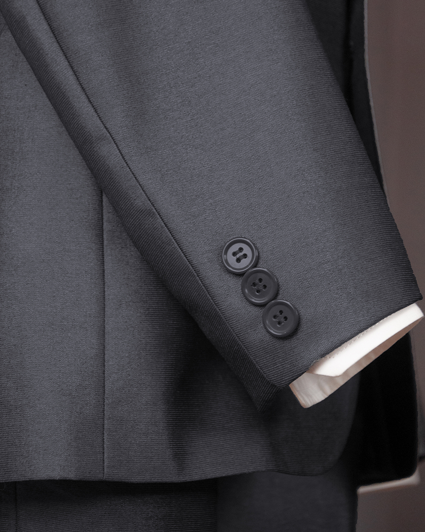 Smoking Slim Fit Poliviscose Grafite Infantil GF343556111