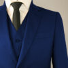 Terno Slim Fit Poliviscose Classi Azul Royal gf35433