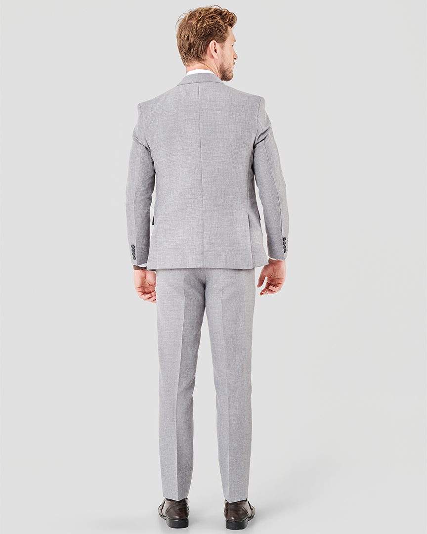 Terno Slim Fit Cinza Medio GF35219