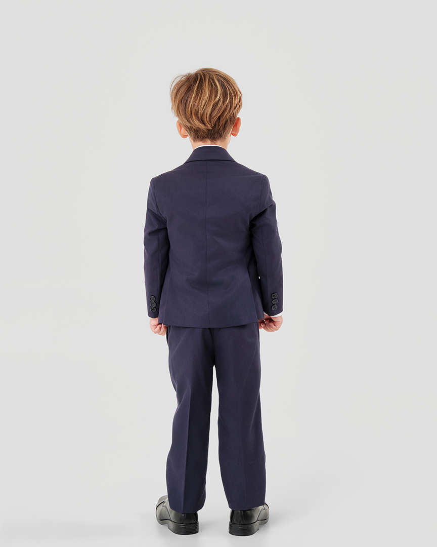 Terno Slim Fit Gabardine Azul Marinho gf33397