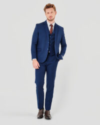 Terno Slim Fit Poliviscose Azul Royal gf35350 Grotto Ferreira