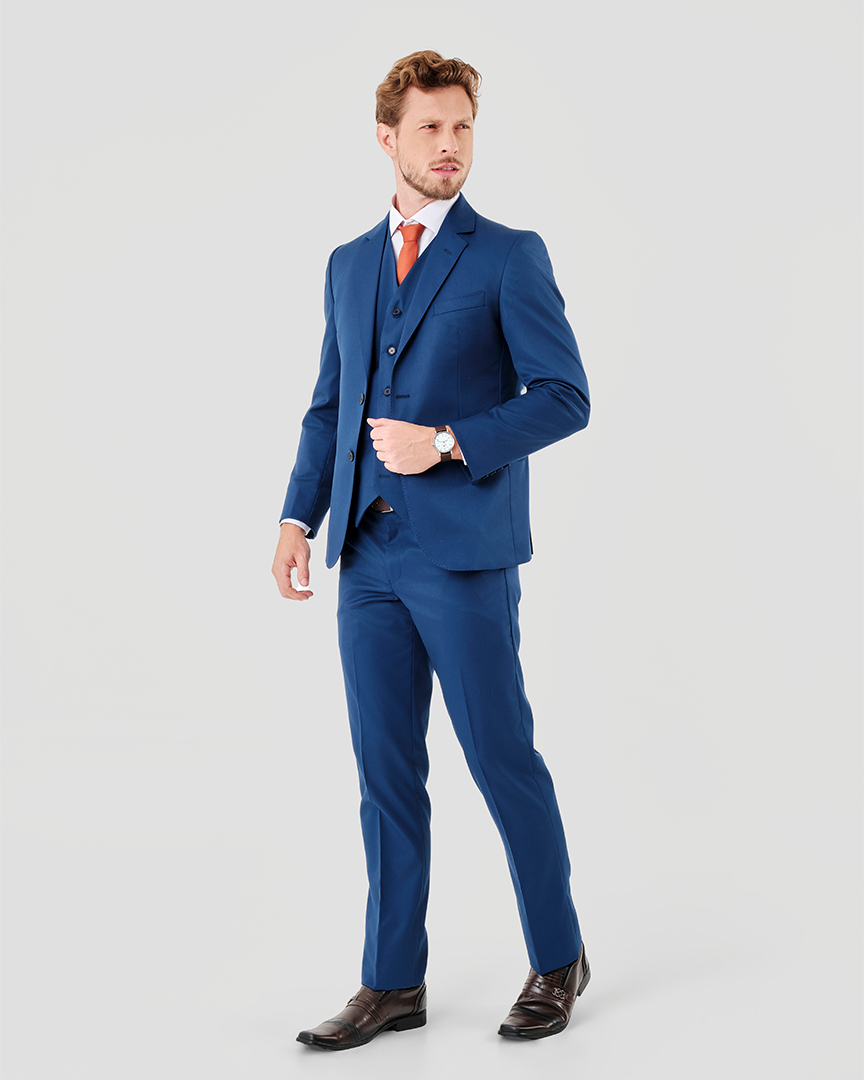 Terno Slim Fit Azul Royal GF35433