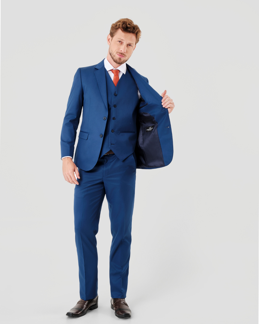 Terno Slim Fit Azul Royal GF35433