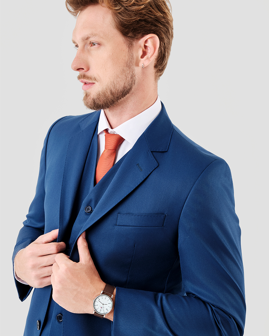 Terno Slim Fit Azul Royal GF35433