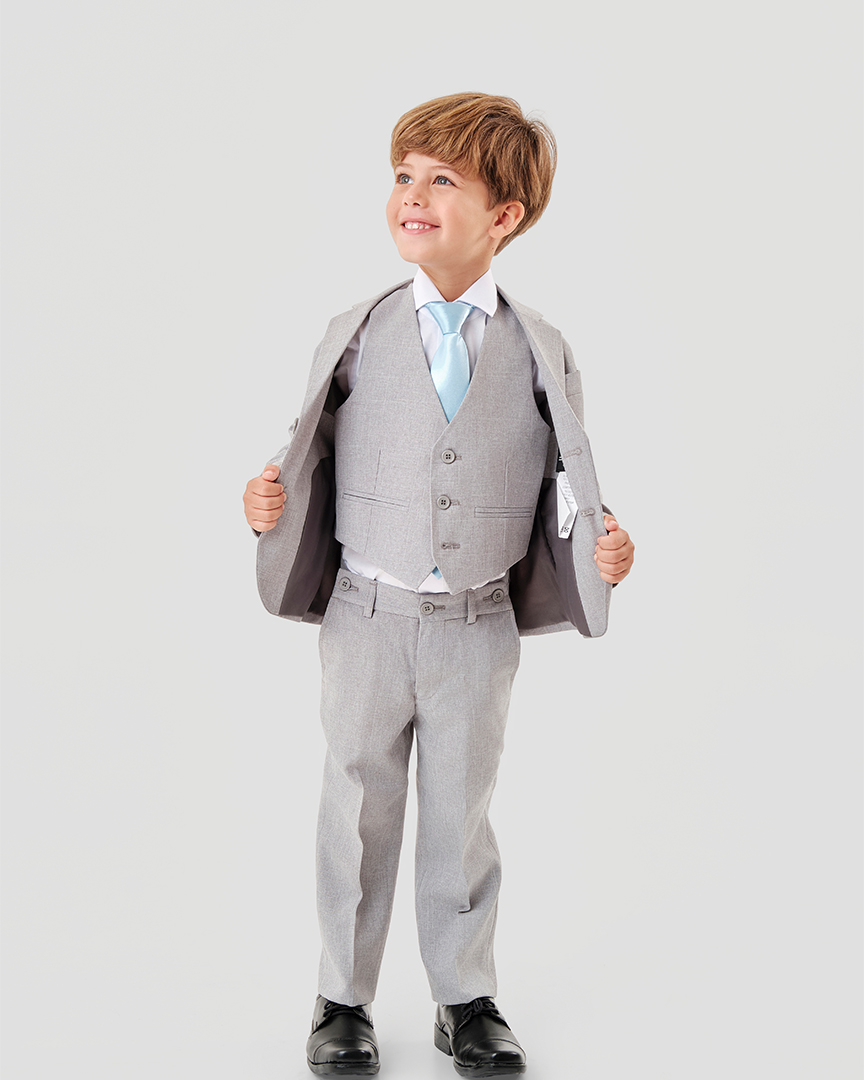 Terno Slim Fit Cinza GF33200