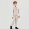 Terno Slim fit Mescla bege GF33200387 Grotto Ferreira