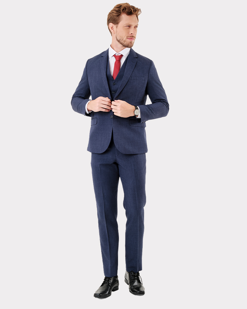 Terno Slim Fit Azul Marinho gf35212