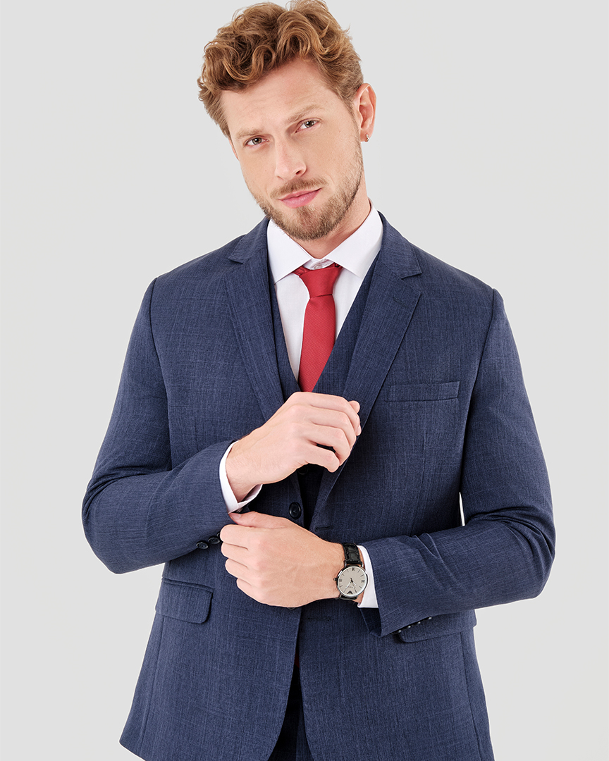Terno Slim Fit Azul Marinho GF35212