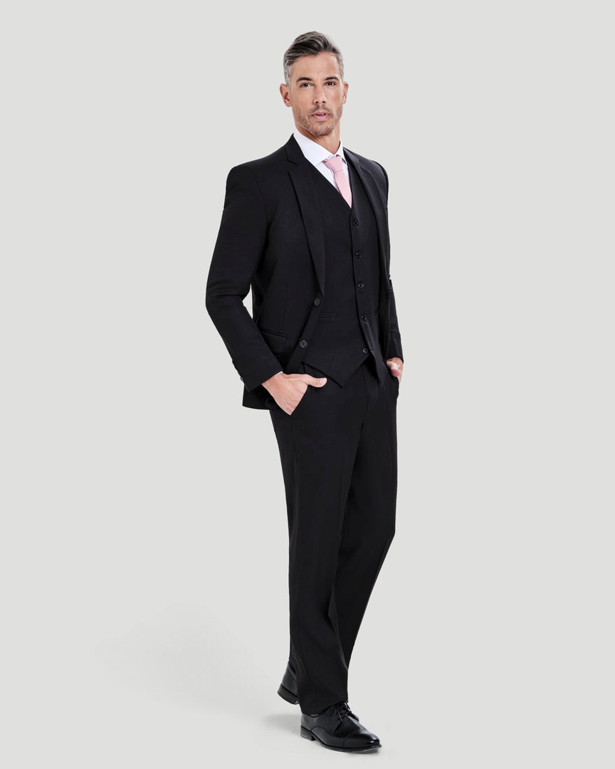 Terno Slim fit Preto GF33400 Grotto Ferreira