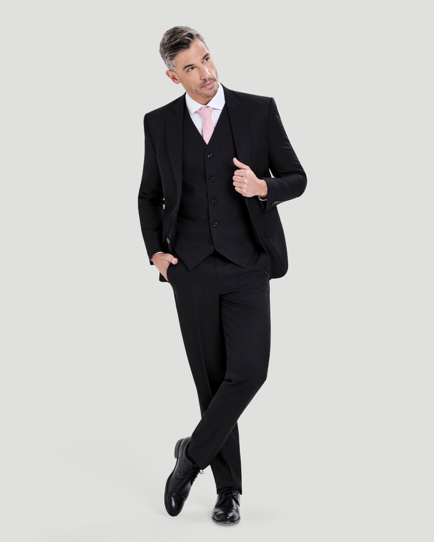 Terno Slim fit Preto GF33400 Grotto Ferreira