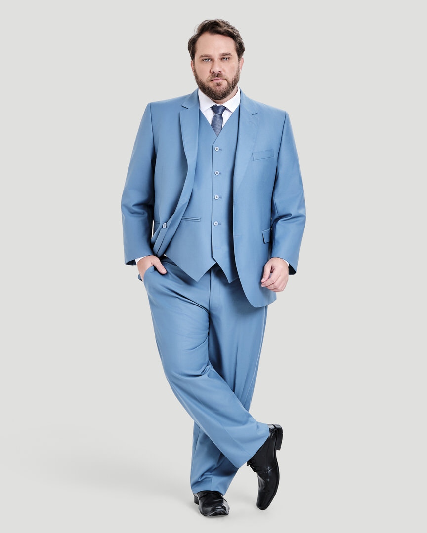 Terno Slim Fit SPA BLUE GF35434 -Plus Size Grotto Ferreira