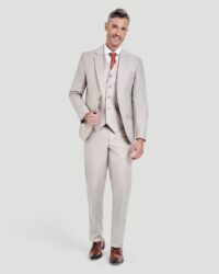 Terno Slim Fit BEGE MALTE GF35437 - Grotto Ferreira