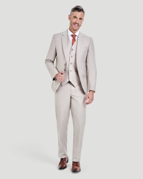 Terno Slim Fit BEGE MALTE GF35437 - Grotto Ferreira