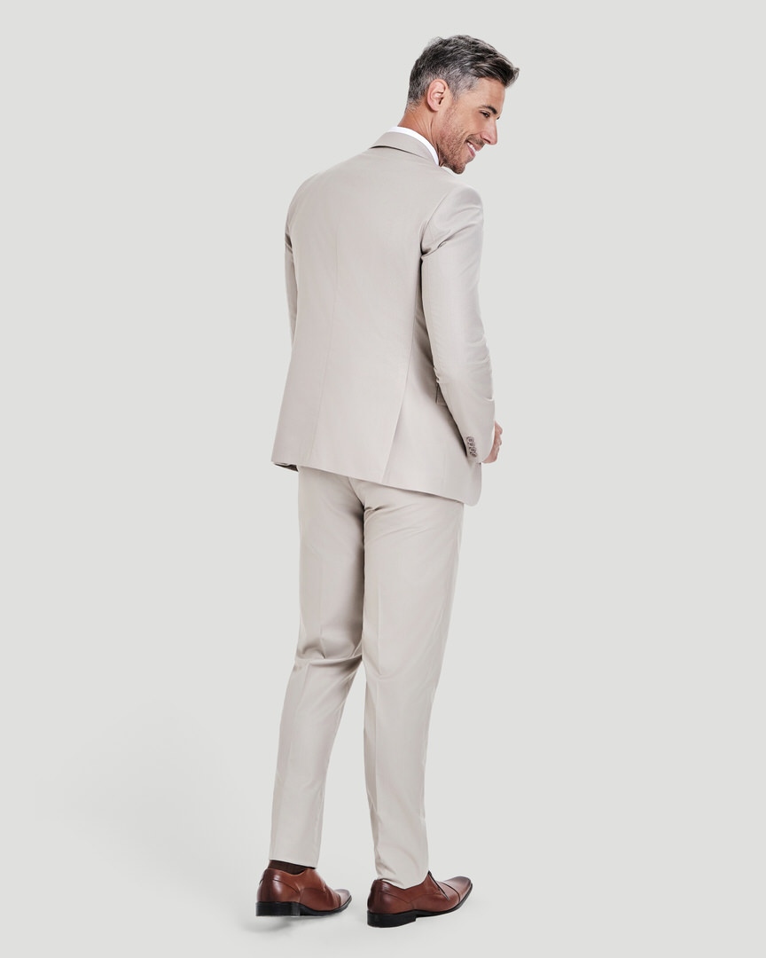 Terno Slim Fit BEGE MALTE GF35437 - Grotto Ferreira