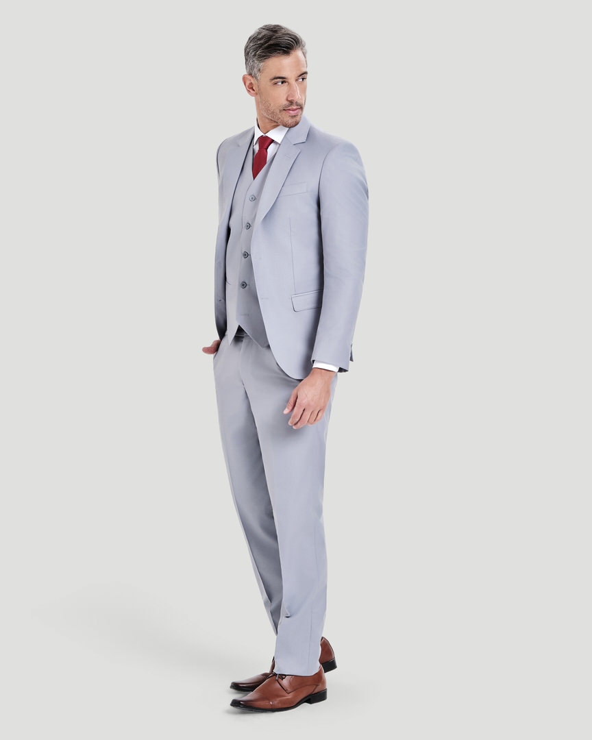 Terno Slim Fit Cinza Granizo GF35438-Grotto Ferreira