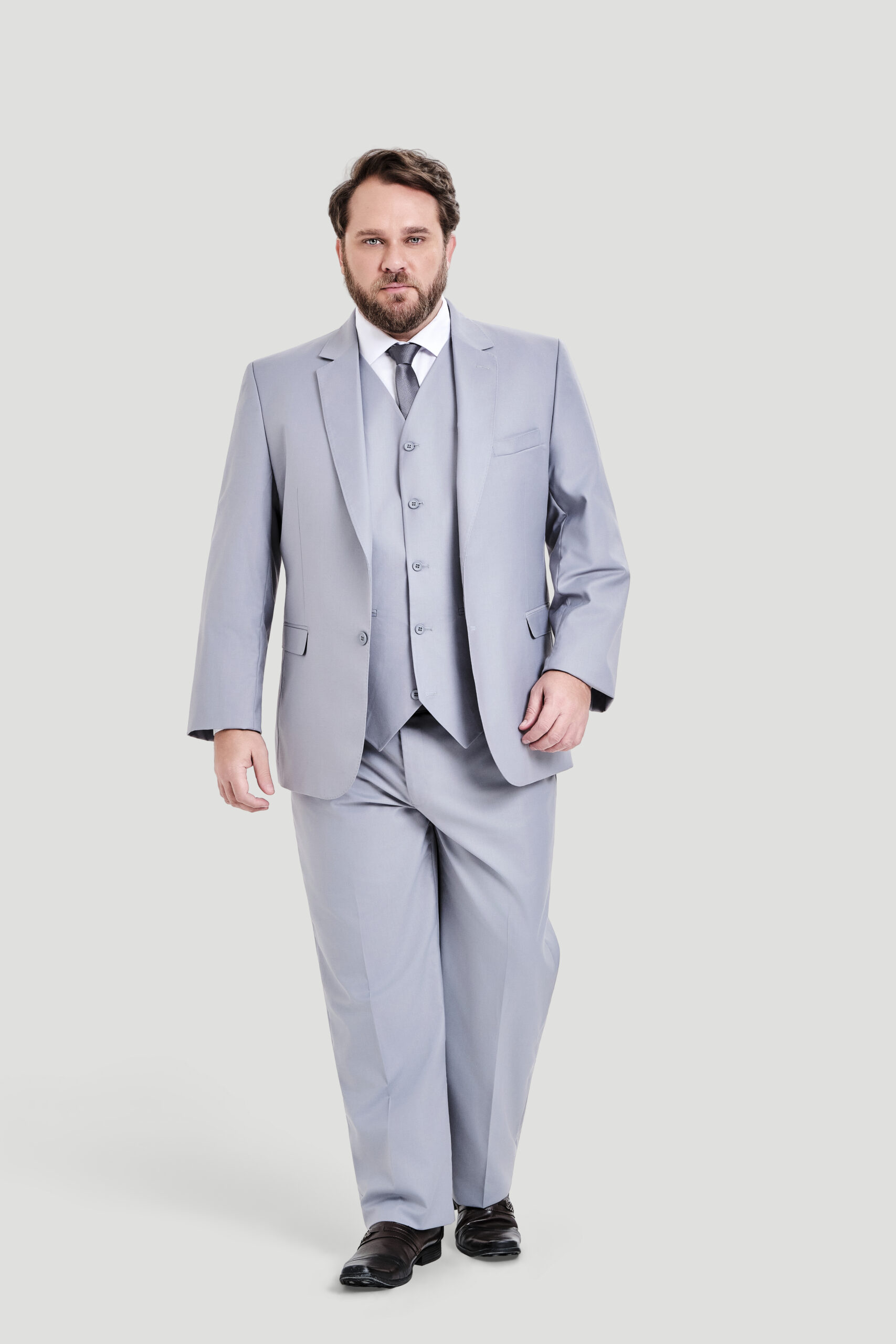 Terno Slim Fit Cinza Granizo GF35438-Grotto Ferreira