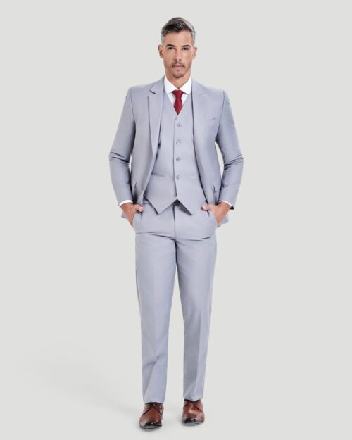Terno Slim Fit Cinza Granizo GF35438-Grotto Ferreira