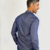 camisa jeans chambray Social Manga Longa azul índigo GF60420-Grotto Ferreira