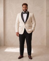 GF31440-Plus Size Smoking Gola Xale Black & White