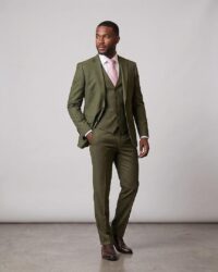 Terno Slim Fit Verde Oliva GF35442-Grotto Ferreira