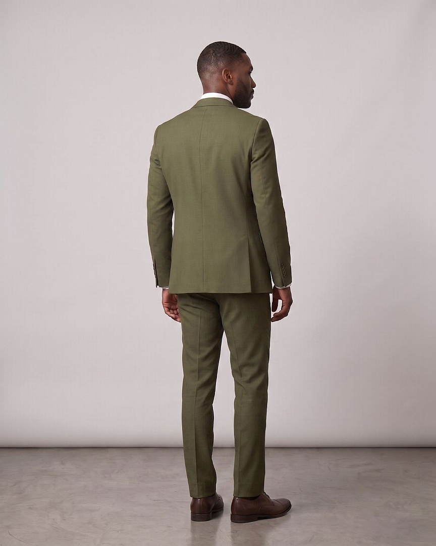 Terno Slim Fit Verde Oliva GF35442-Grotto Ferreira