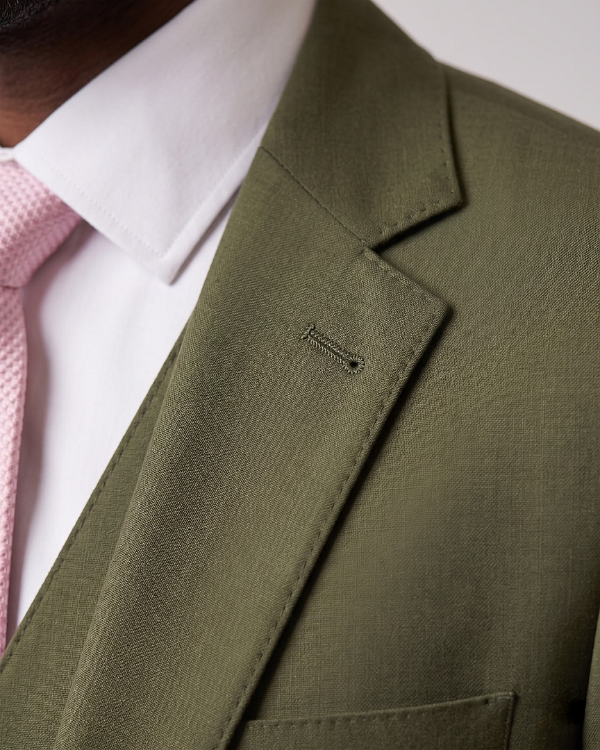 Terno Slim Fit Verde Oliva GF35442-Grotto Ferreira