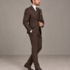GF35443-F2 Terno Slim Fit Marrom-Chocolate GF35443-Grotto Ferreira