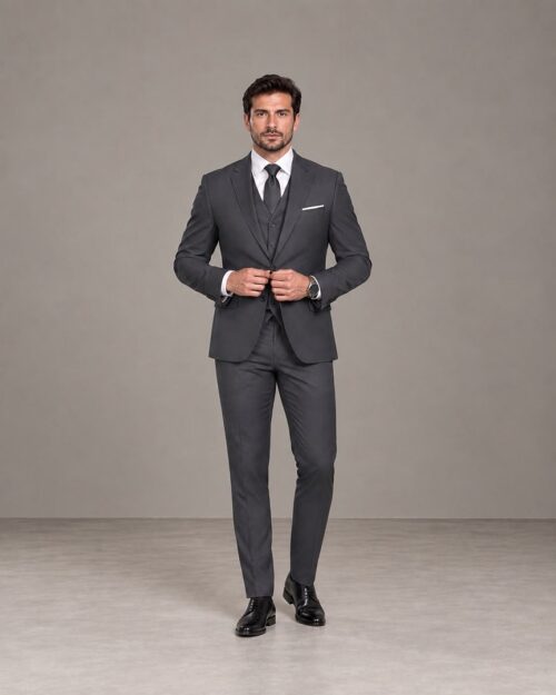 Terno Slim Fit Grafite GF35444-Grotto Ferreira