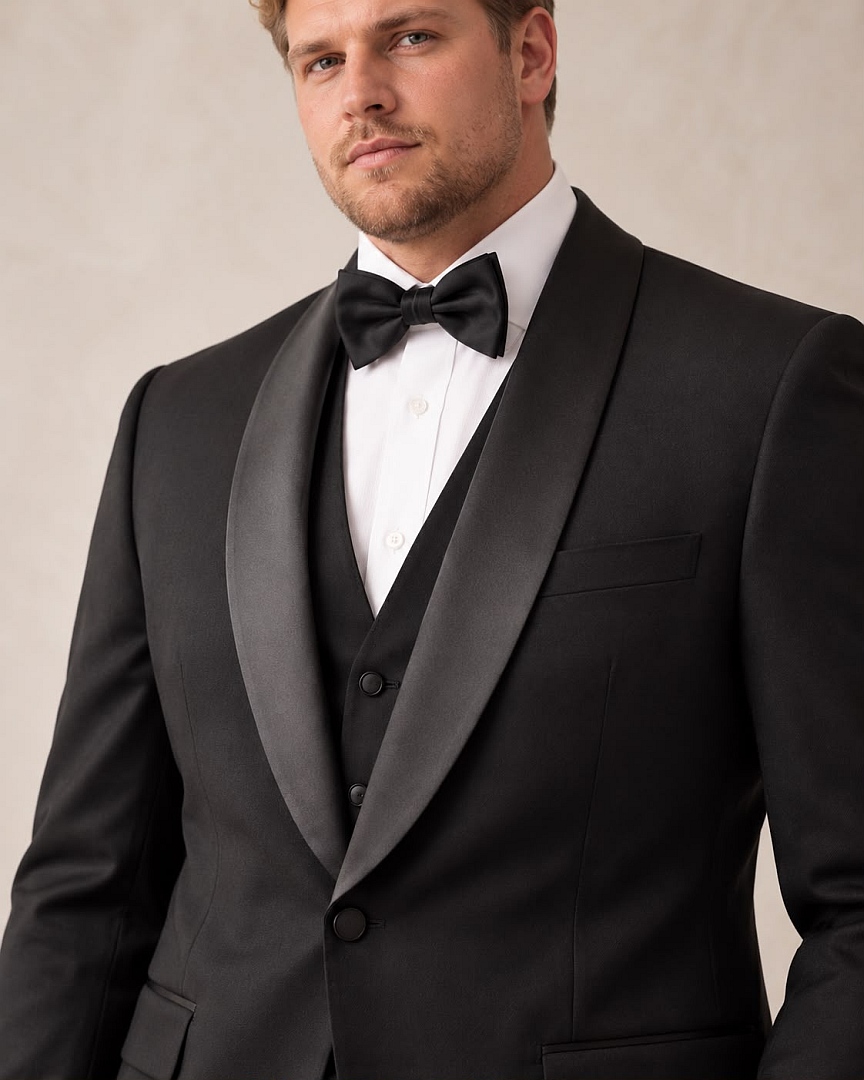 Smoking Preto Gf31400 -Plus Slim Fit